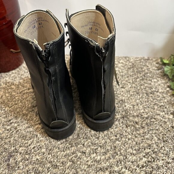 VTG Durango DB1730X Men Western Boots Black Leather 10 EE Heel Zipper NEW main image 4